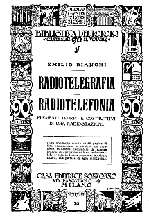 Bianchi - Radiotelegrafia e radiotelefonia